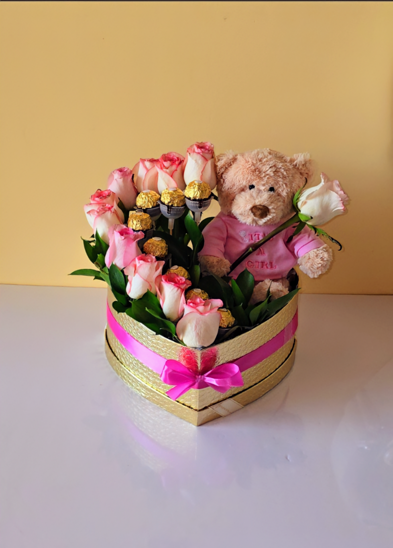 It's a girl - heart gift box